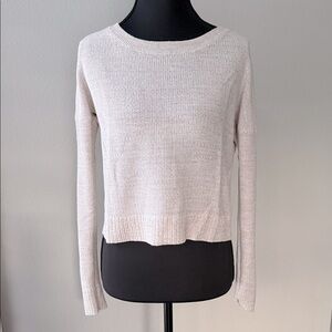 Banana Republic Factory Light Beige Knit Sweater